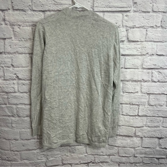 LL Bean womens large 100% Supima Cotton Open Front Cardigan waffle knit - Picture 6 of 6